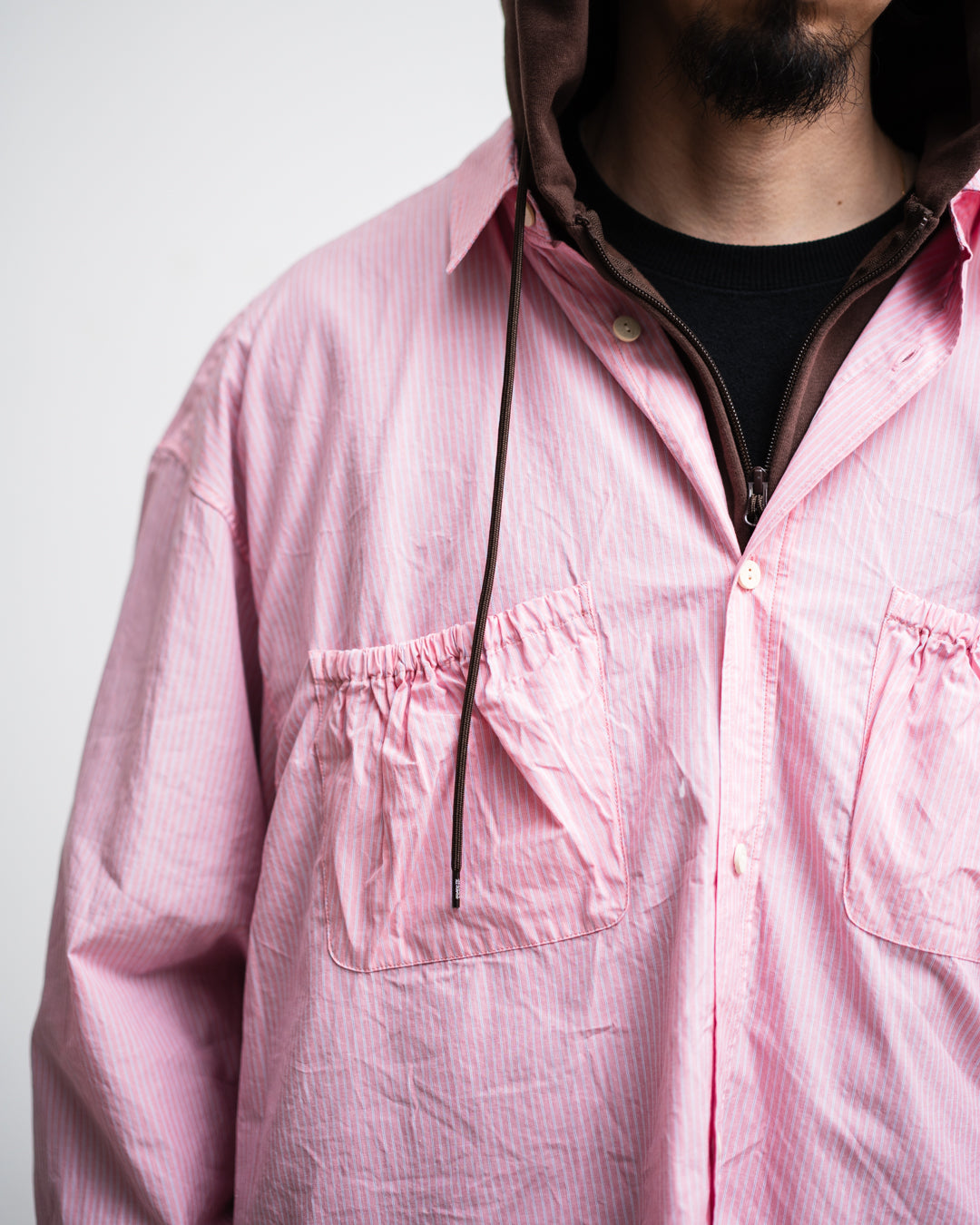 通販] refomed(リフォメッド) WRIST PATCH WIDE SHIRT 