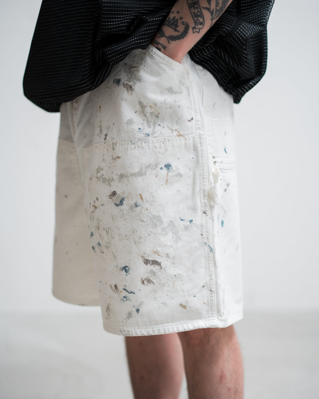 BOWWOW PAINTER'S SPLATTER SHORTS