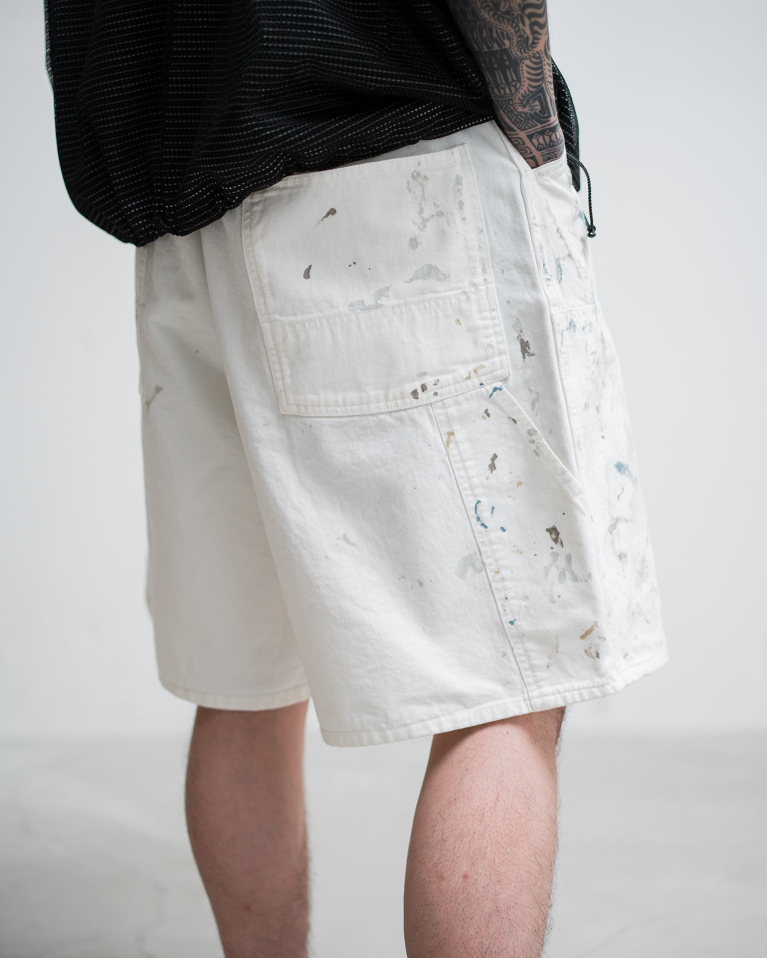 BOWWOW PAINTER'S SPLATTER SHORTS
