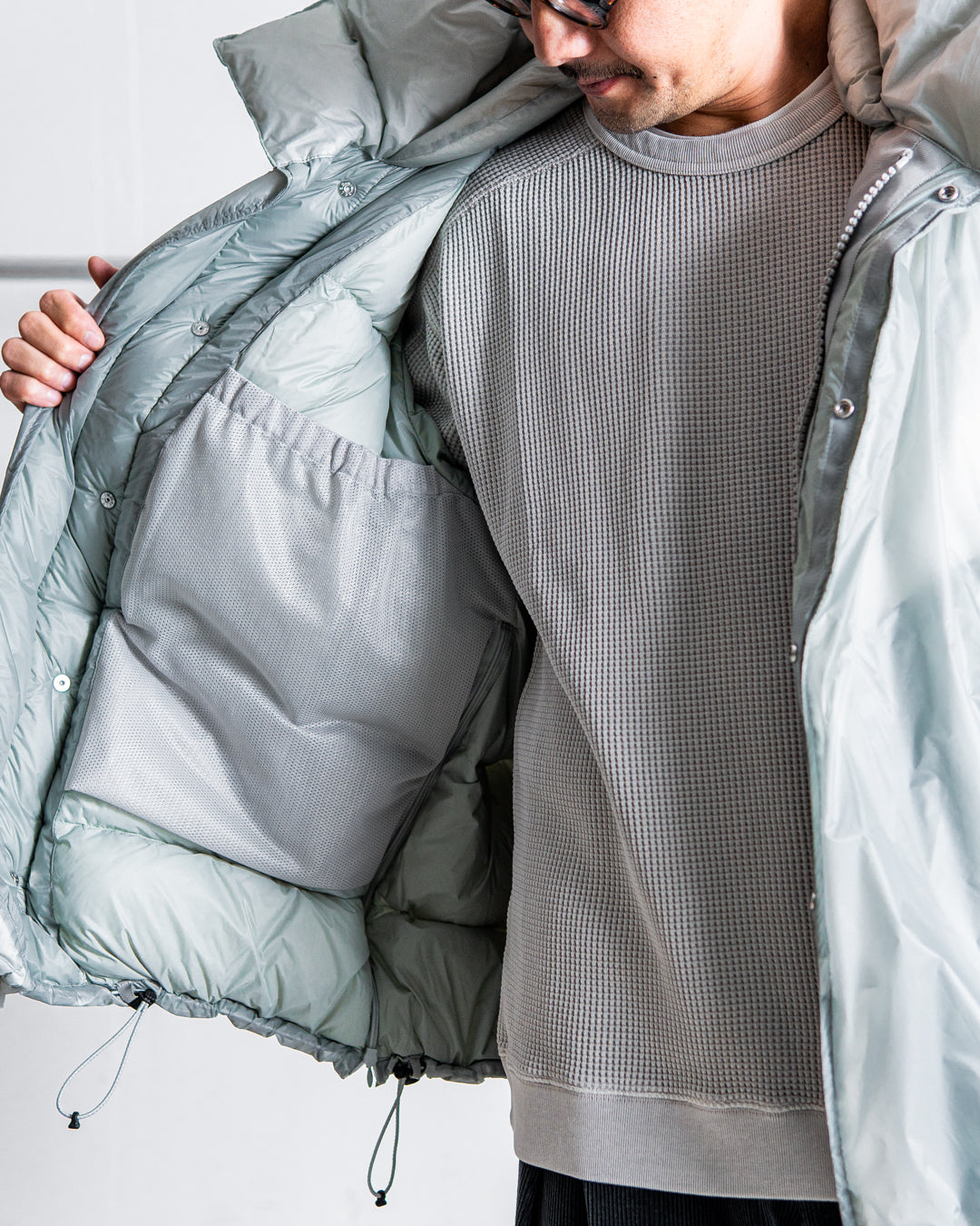[10.25 sat 0:00 Release] is-ness × Y(dot) BY NORDISK DOWN PUFFER JACKET