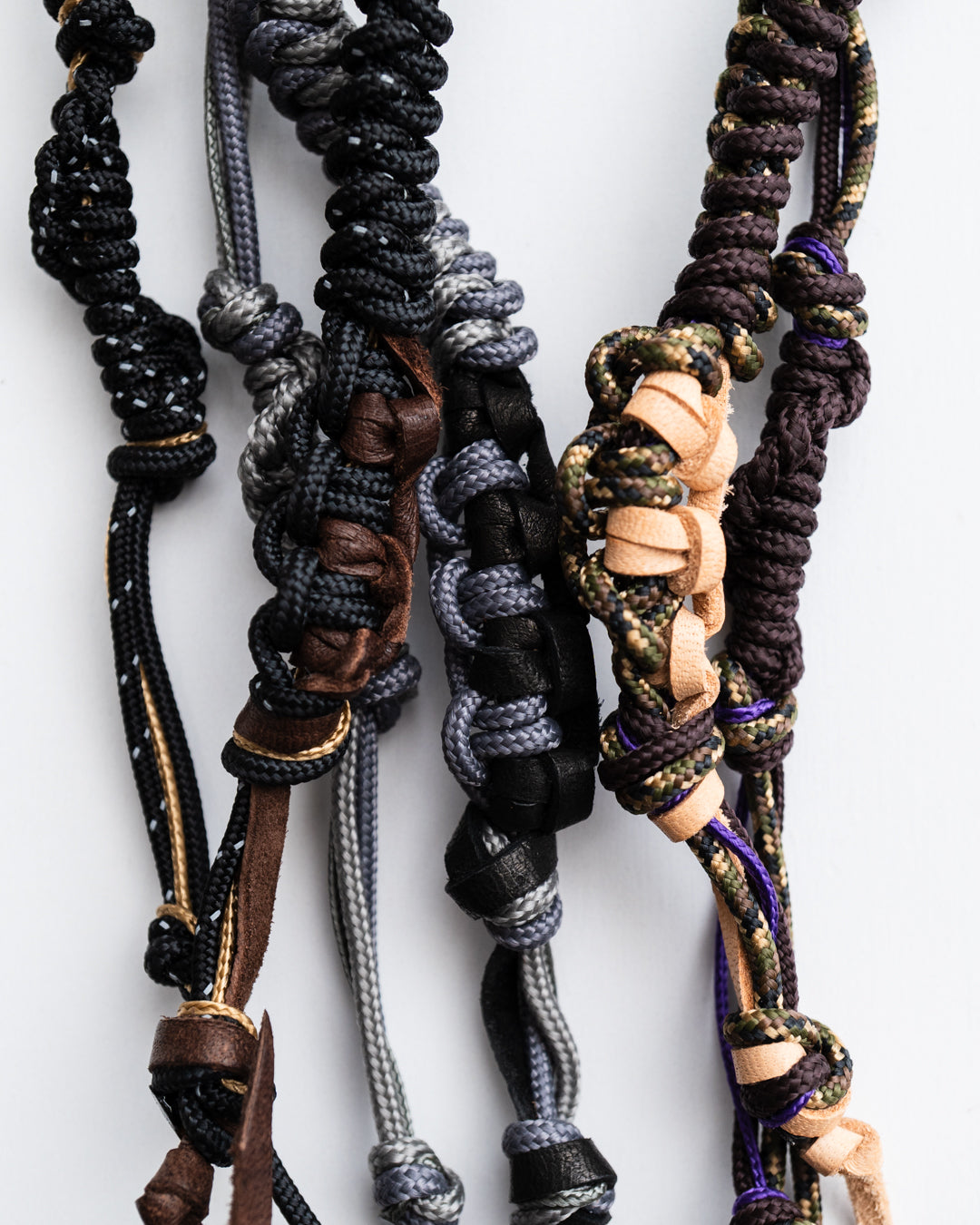 B:TOGETHER(ビートゥギャザー) NARROW ROPE LEATHERMIX商品ページ