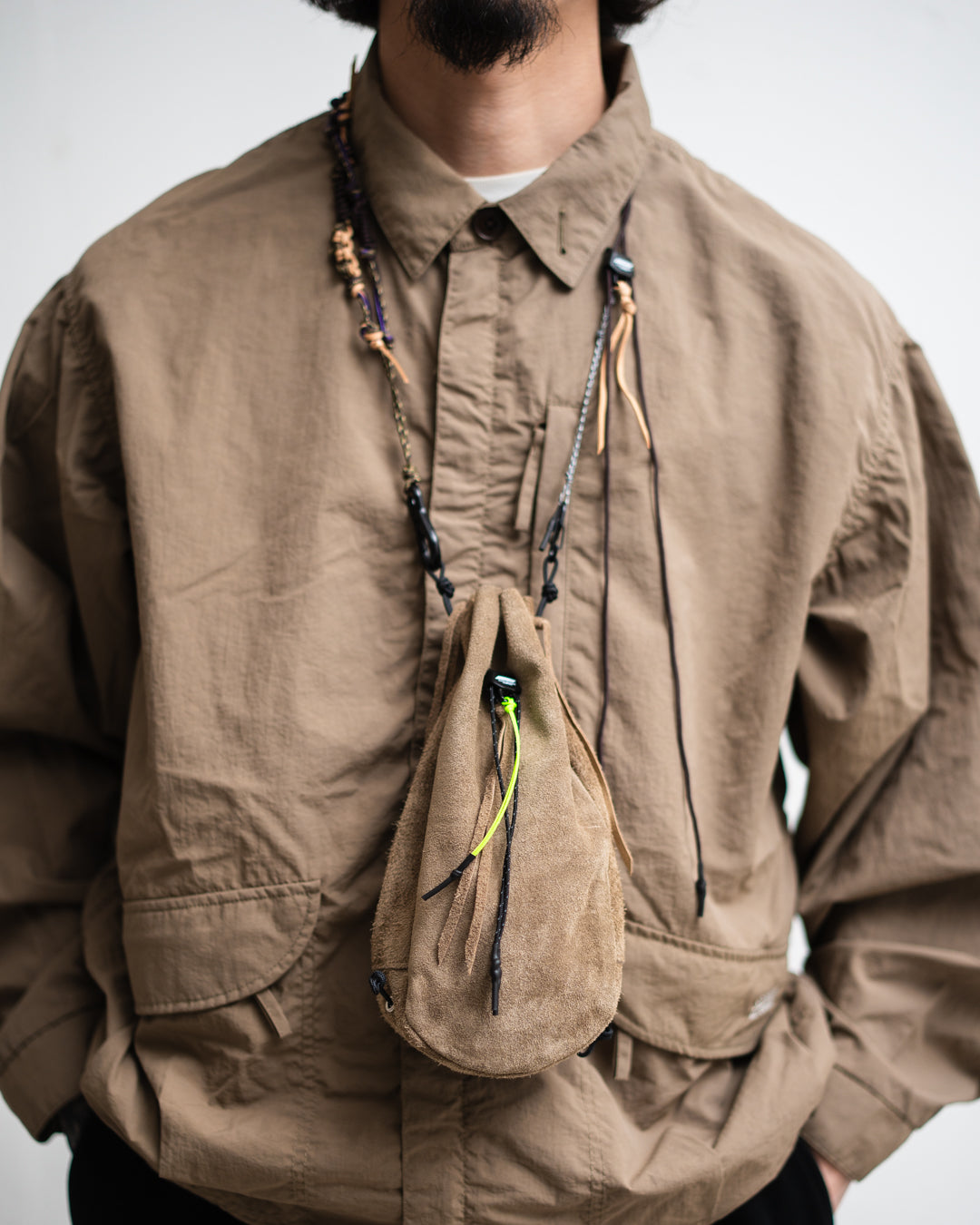 B:TOGETHER KINCHAKU LEATHER