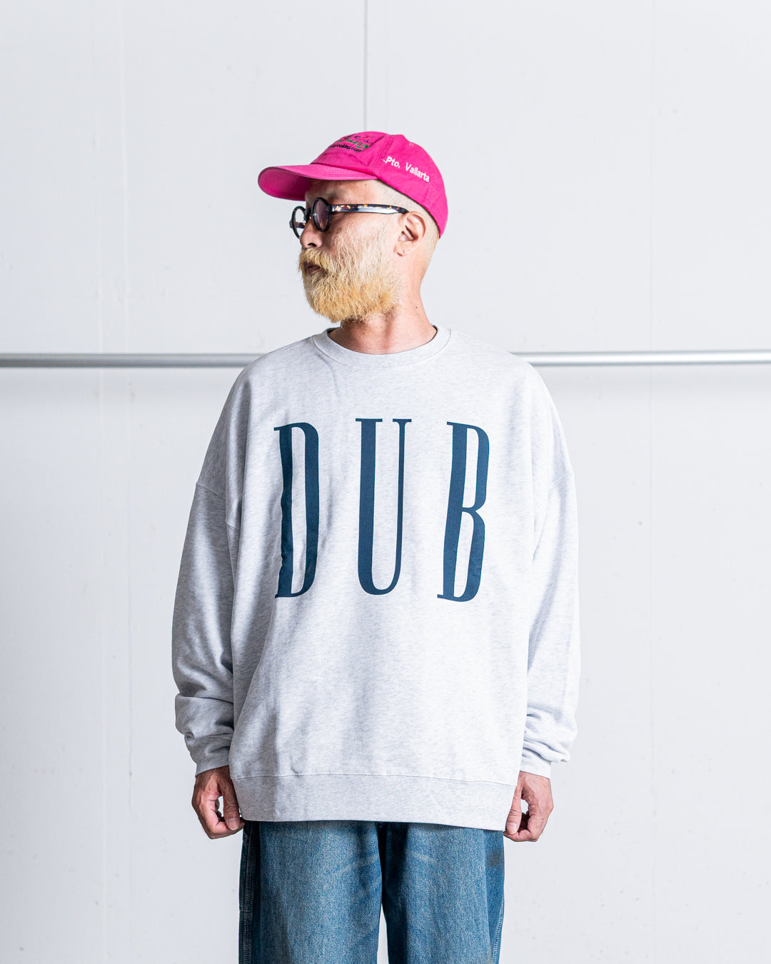 新品　ISNESSMUSIC DUB SWEAT SHIRTスウェット　グレー 新品 ISNESSMUSIC DUB SWEAT SHIRTスウェット グレー is-ness