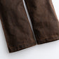 [LAST 1] Name. WAX COATING STRAIGHT TROUSERS : DELTA SHAPE