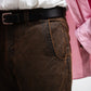 [LAST 1] Name. WAX COATING STRAIGHT TROUSERS : DELTA SHAPE