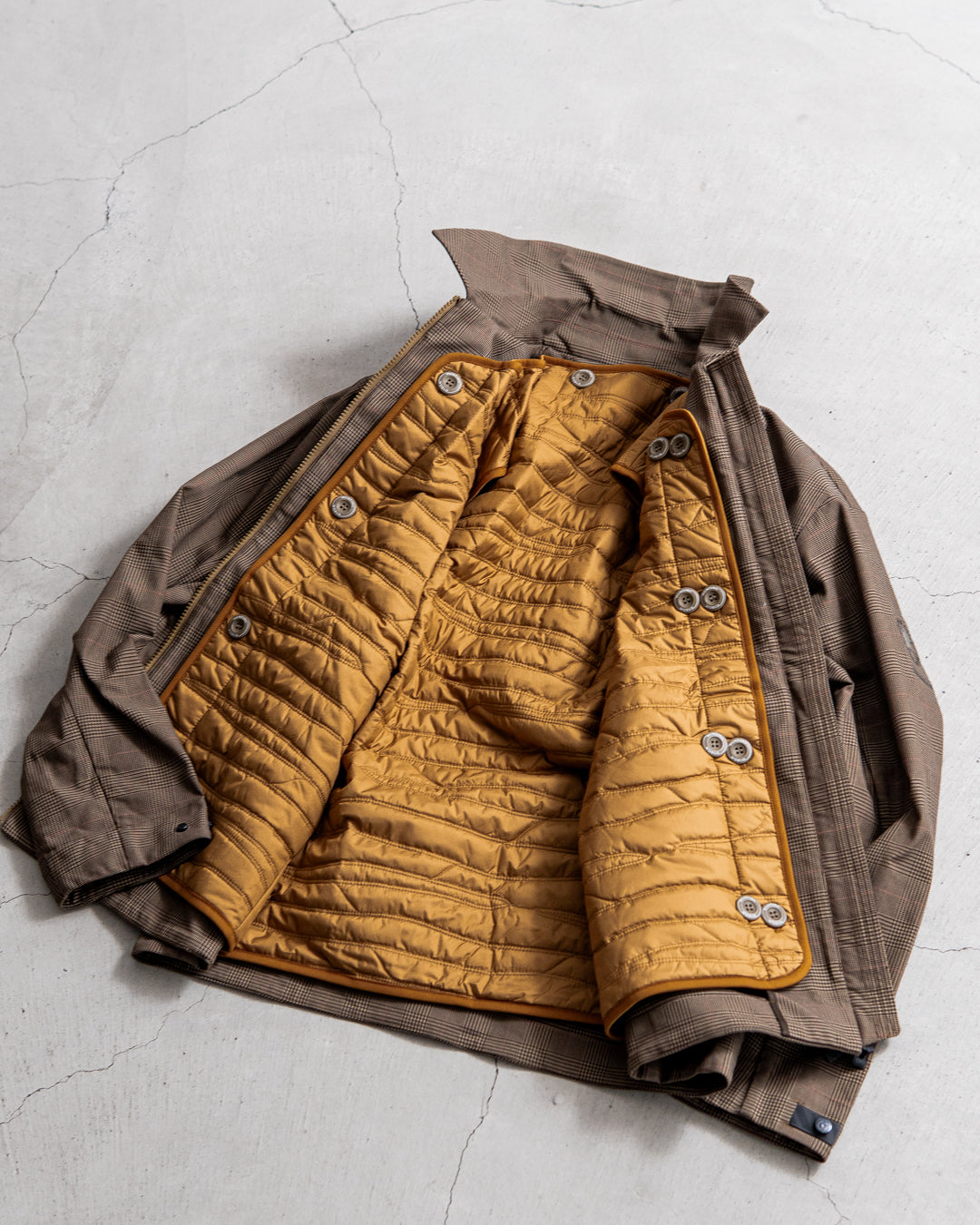 【limited】HUNTING WORLD CRAFTED BY DESCENTE.LAB ATY STRETCH WOVEN QUILTED SHORT LINER COAT