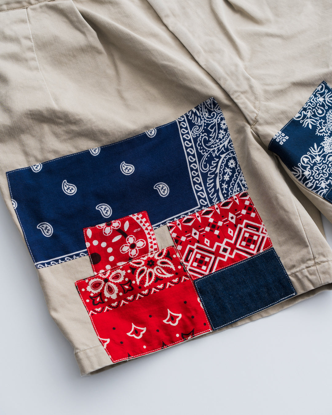 BOWWOW BANDANA REMADE CHINO SHORTS