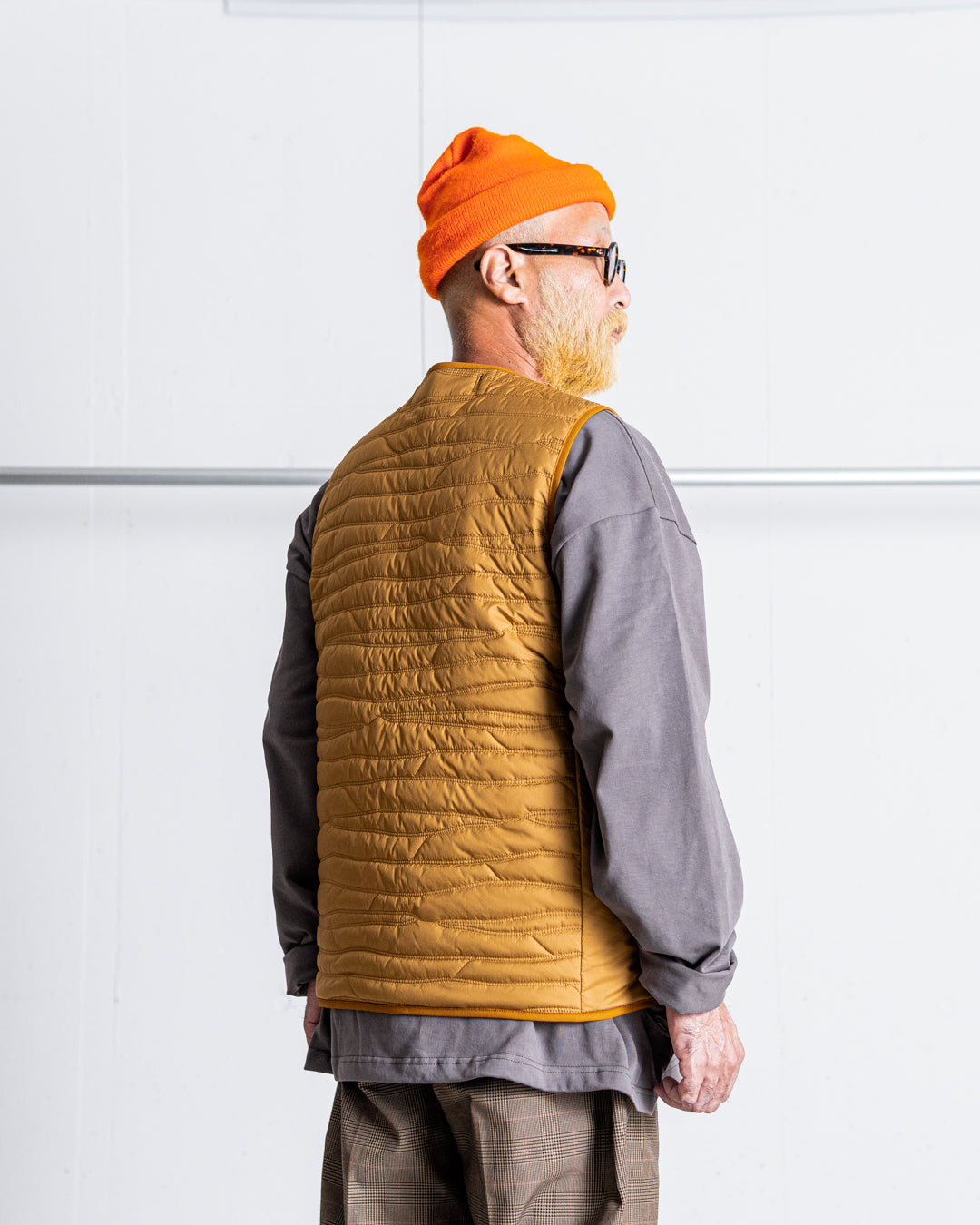 【limited】HUNTING WORLD CRAFTED BY DESCENTE.LAB ATY STRETCH WOVEN QUILTED SHORT LINER COAT