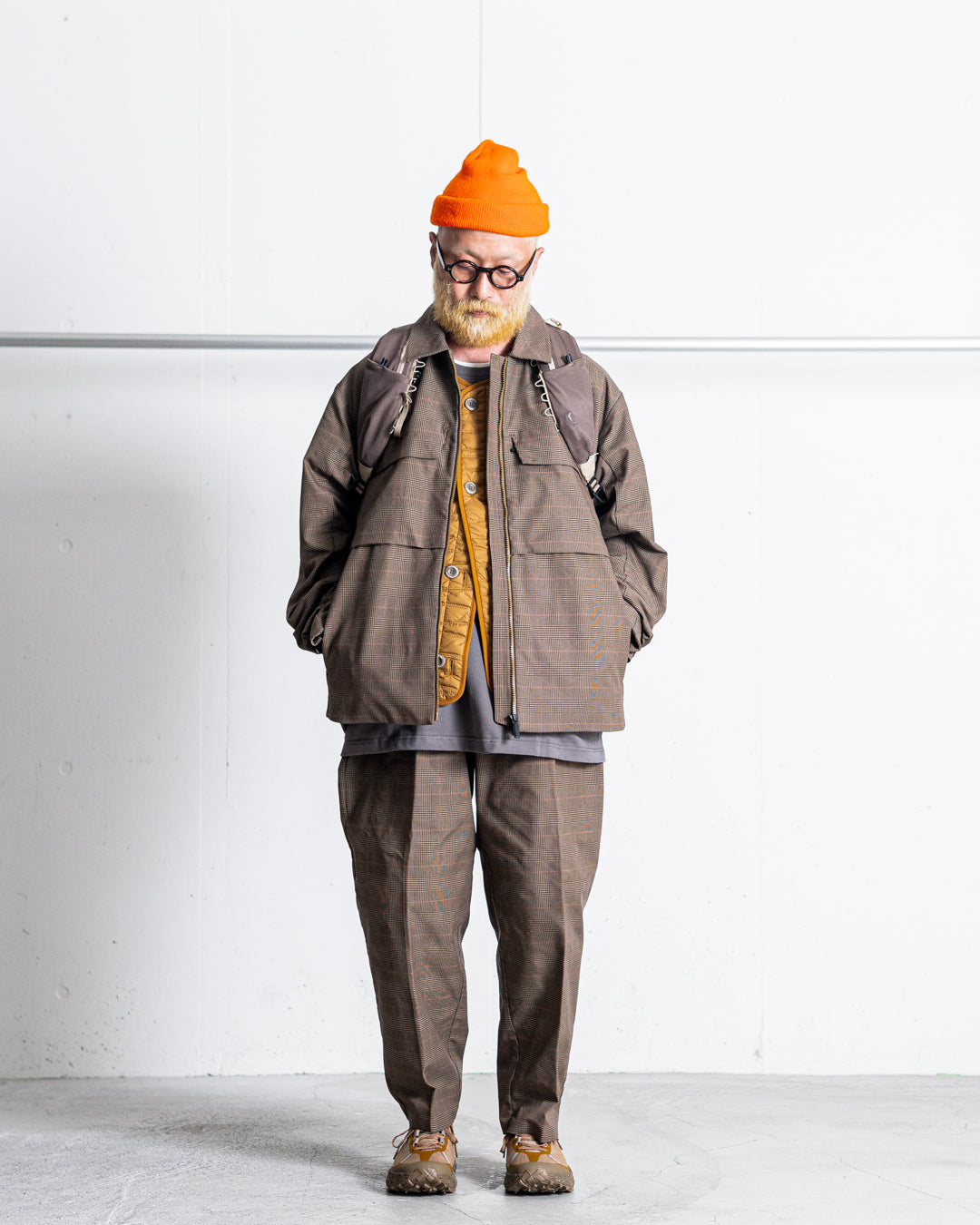 【limited】HUNTING WORLD CRAFTED BY DESCENTE.LAB ATY STRETCH WOVEN QUILTED SHORT LINER COAT