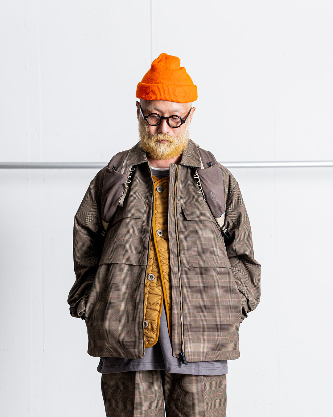 【limited】HUNTING WORLD CRAFTED BY DESCENTE.LAB ATY STRETCH WOVEN QUILTED SHORT LINER COAT