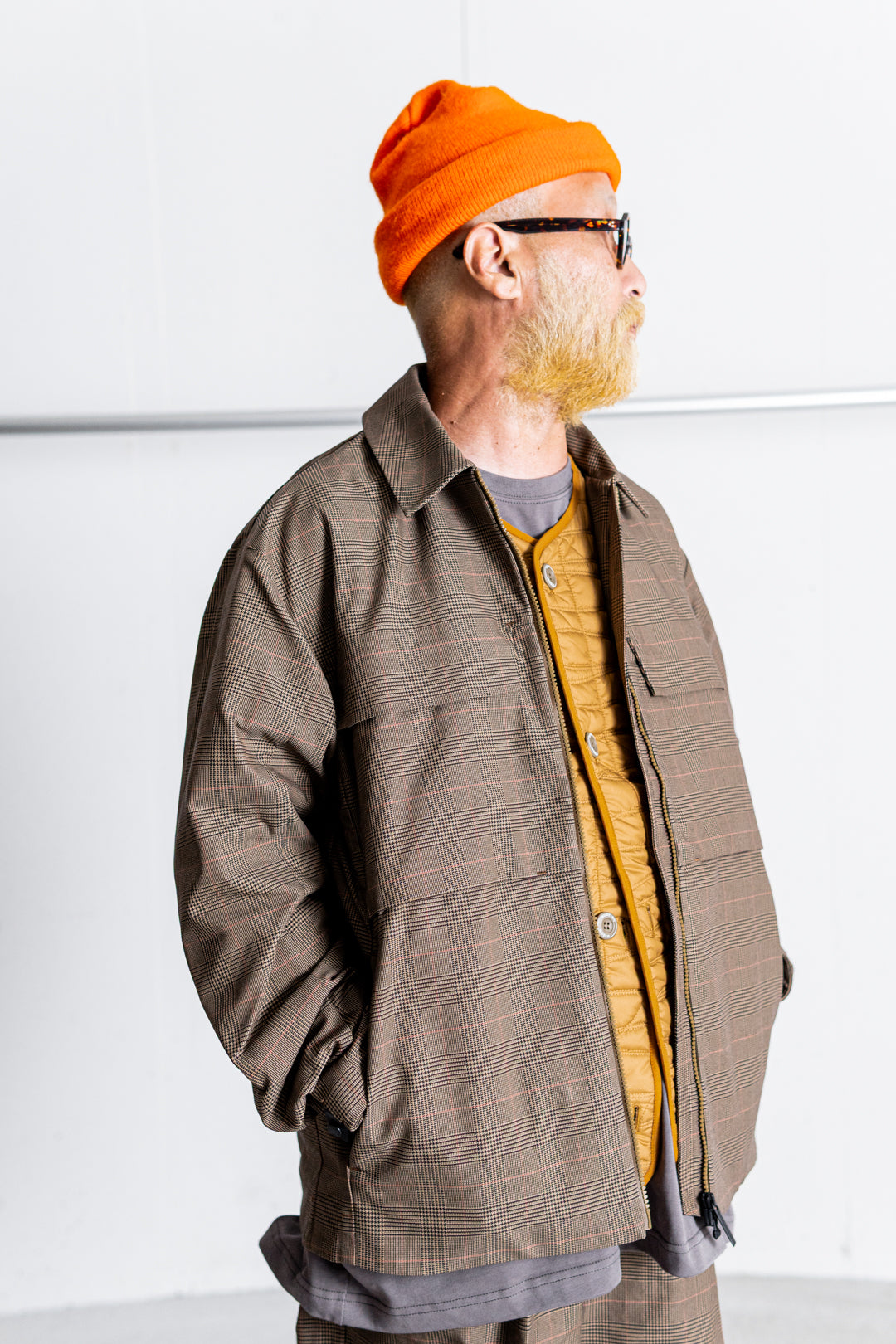 【limited】HUNTING WORLD CRAFTED BY DESCENTE.LAB ATY STRETCH WOVEN QUILTED SHORT LINER COAT