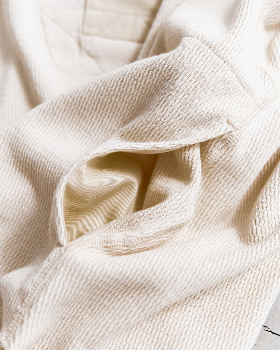 norbit Wool cotton waffle Henley neck T-shirts