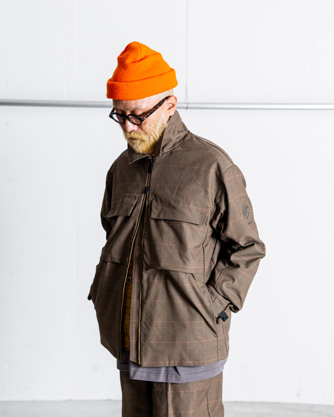 【limited】HUNTING WORLD CRAFTED BY DESCENTE.LAB ATY STRETCH WOVEN QUILTED SHORT LINER COAT