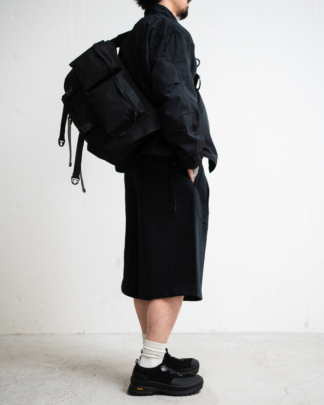 [2.28 sat 12:00 Release] ROTOL Double Tuck Hakama Sweat Shorts