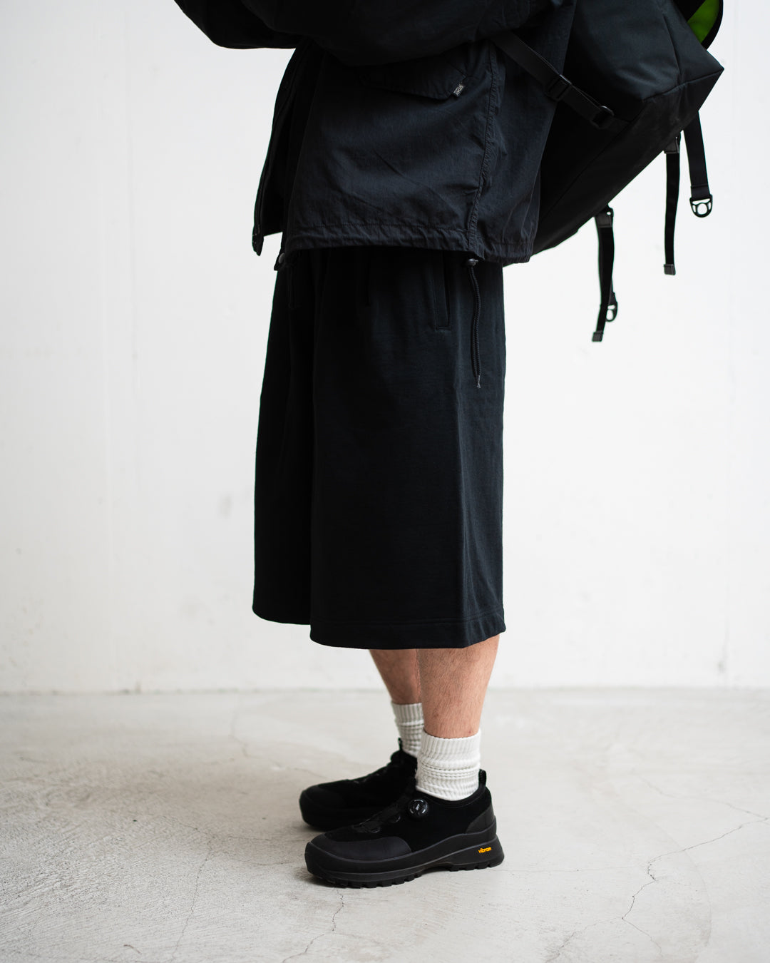[2.28 sat 12:00 Release] ROTOL Double Tuck Hakama Sweat Shorts