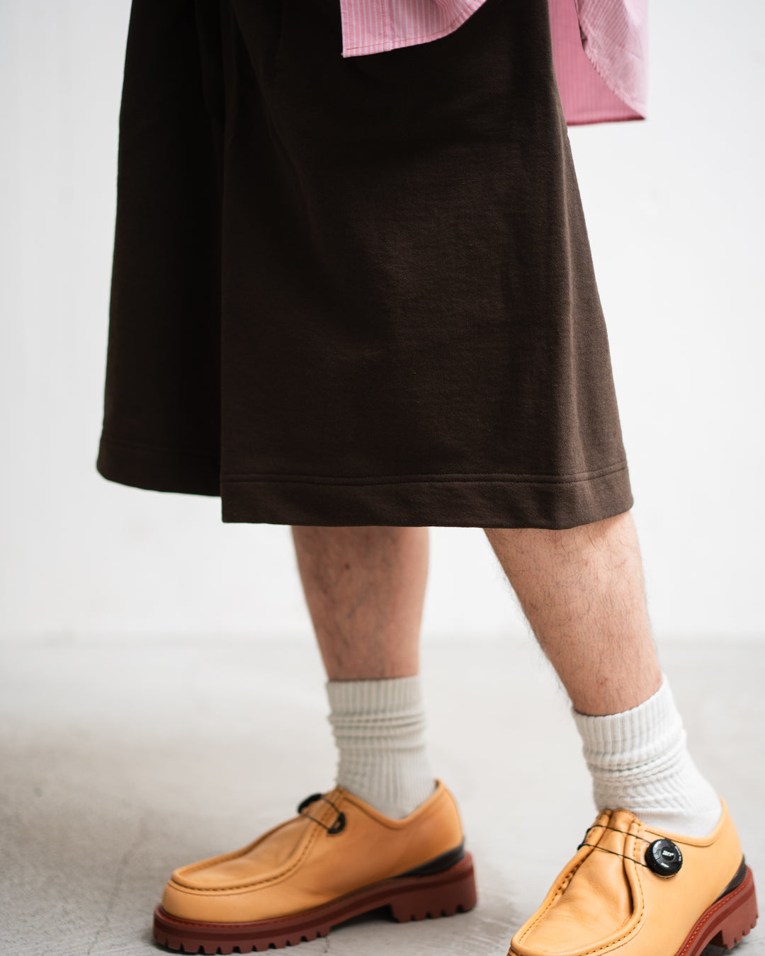 [2.28 sat 12:00 Release] ROTOL Double Tuck Hakama Sweat Shorts