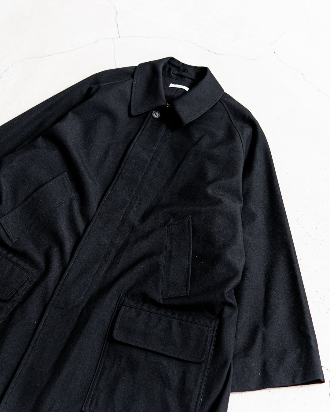 INTERIM HYPER BIG HUNTING OVER COAT - MILITARY WOOL SERGE