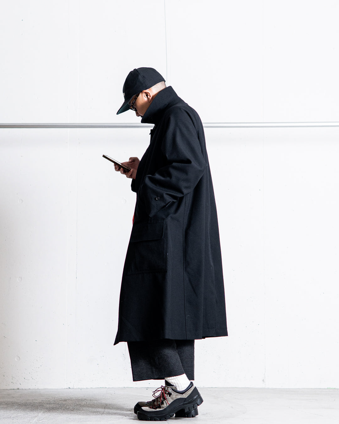 INTERIM HYPER BIG HUNTING OVER COAT - MILITARY WOOL SERGE