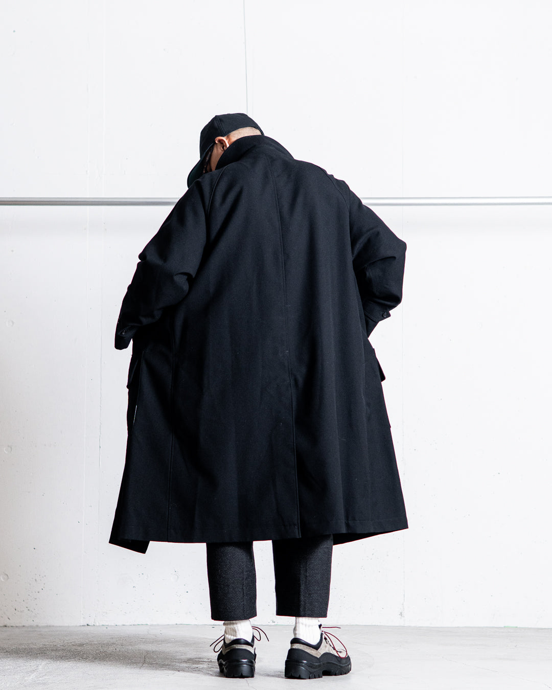INTERIM HYPER BIG HUNTING OVER COAT - MILITARY WOOL SERGE