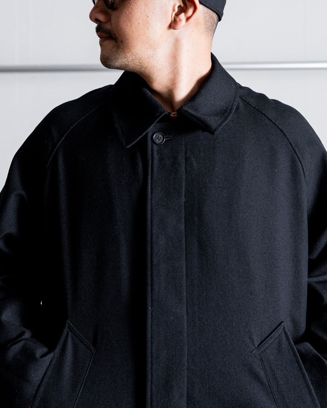 INTERIM HYPER BIG HUNTING OVER COAT - MILITARY WOOL SERGE