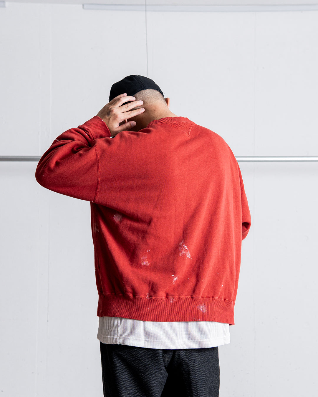 INTERIM VINTAGE FADE BOTH V-GAZETTE SWEAT SHIRT – fazeone