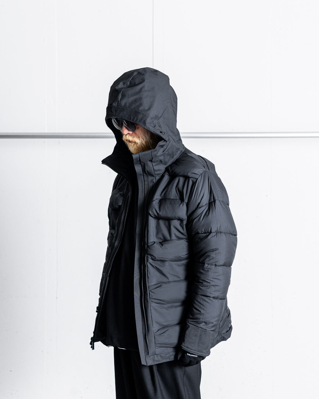 【limited】HUNTING WORLD CRAFTED BY DESCENTE.LAB ALTERNATELY WAVE DOWN HOODED JACKET