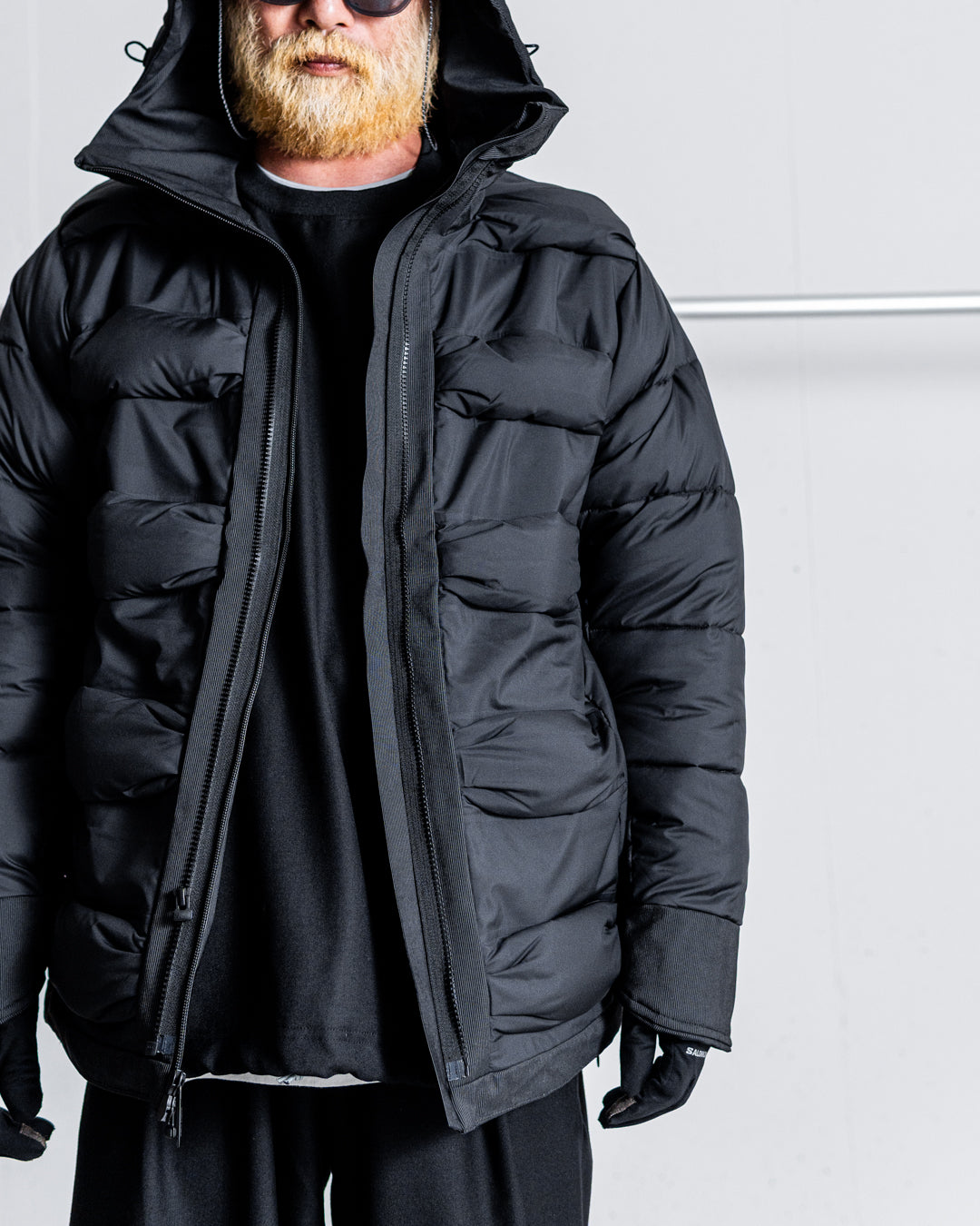 【limited】HUNTING WORLD CRAFTED BY DESCENTE.LAB ALTERNATELY WAVE DOWN HOODED JACKET