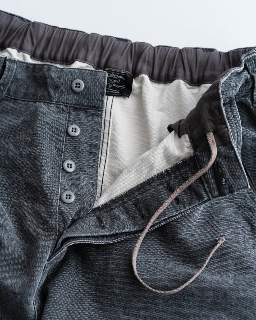 refomed  FRESH MAN DUCK WIDE PANTS