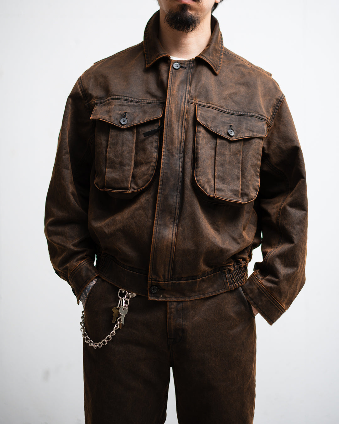 Name.(ネーム) WAX COATING FIELD JACKET 商品ページ – fazeone