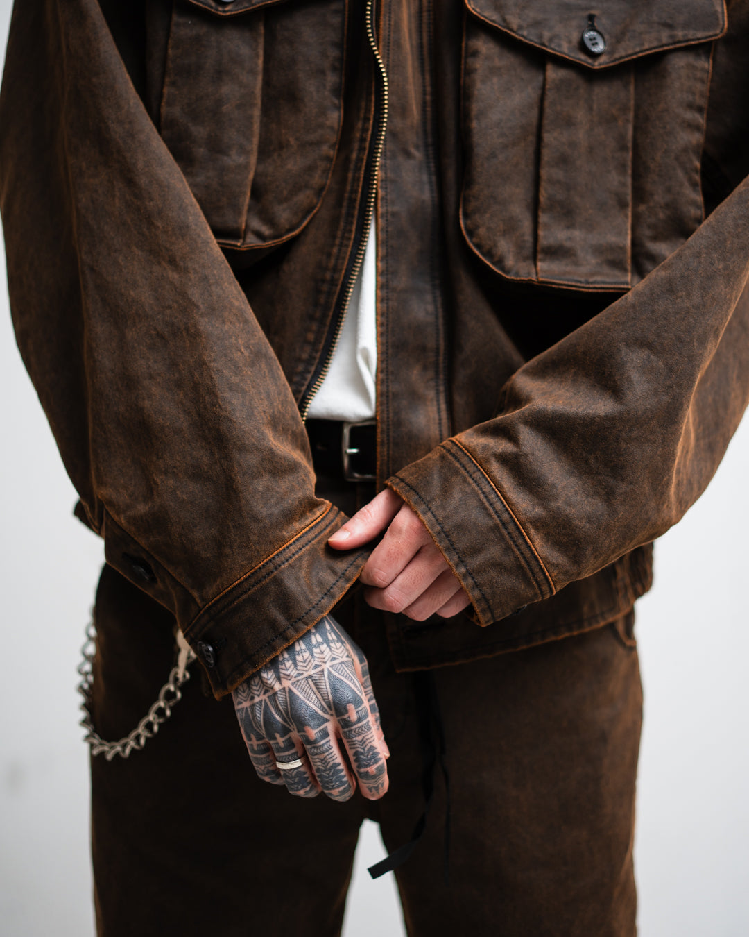 Name.(ネーム) WAX COATING FIELD JACKET 商品ページ – fazeone
