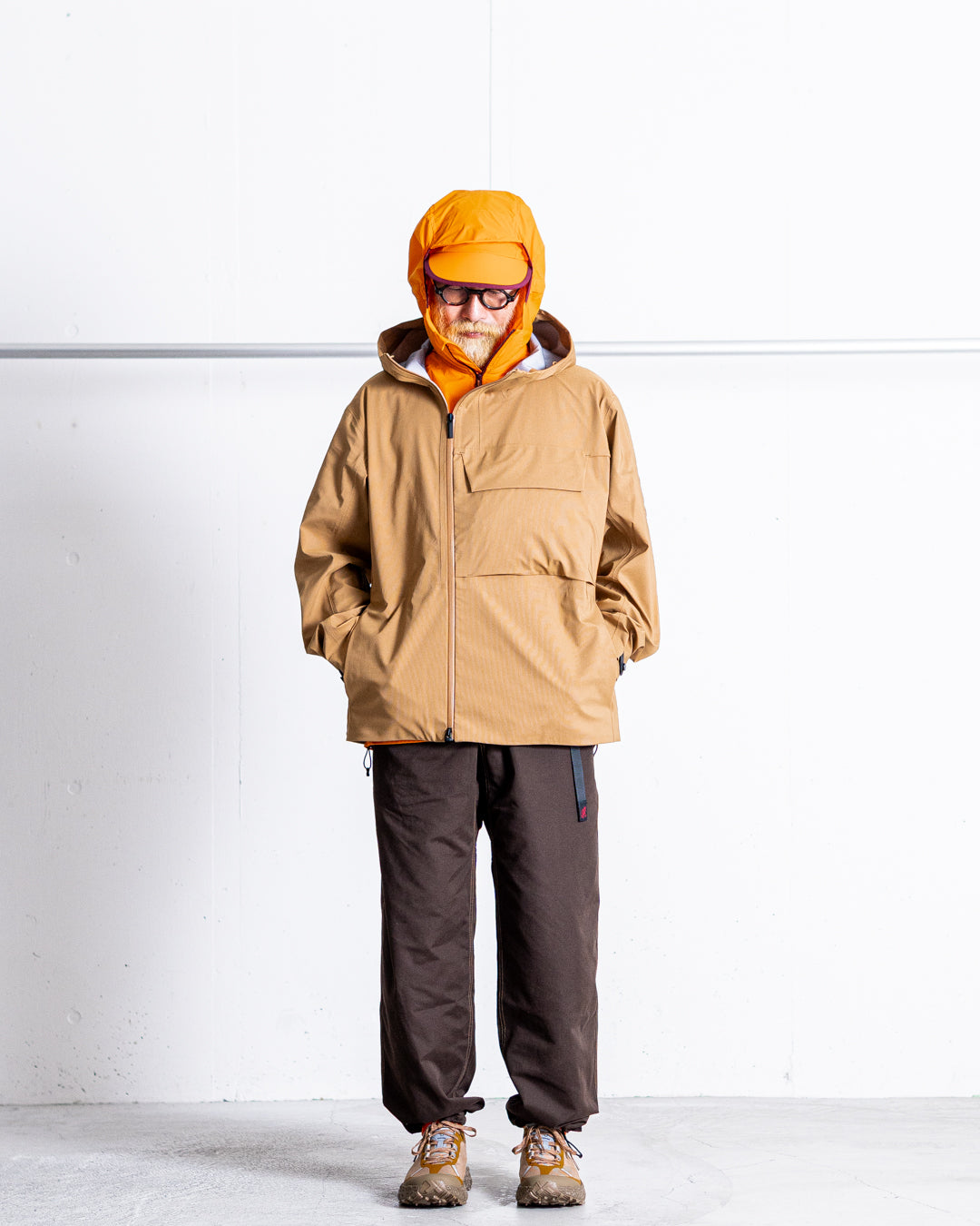 【limited】HUNTING WORLD CRAFTED BY DESCENTE.LAB HARD SHELL ASYMMETRY FIELD JACKET