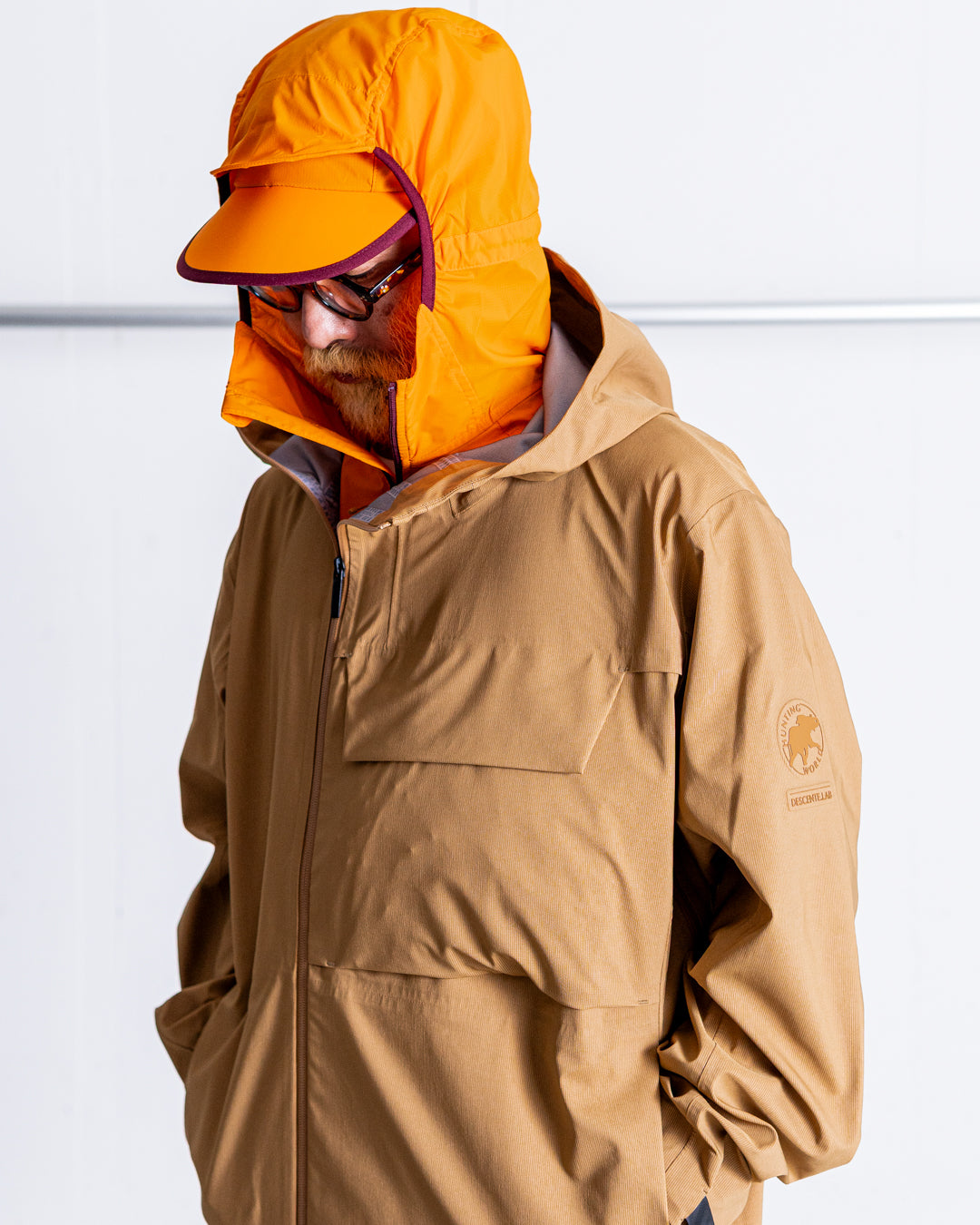 【limited】HUNTING WORLD CRAFTED BY DESCENTE.LAB HARD SHELL ASYMMETRY FIELD JACKET