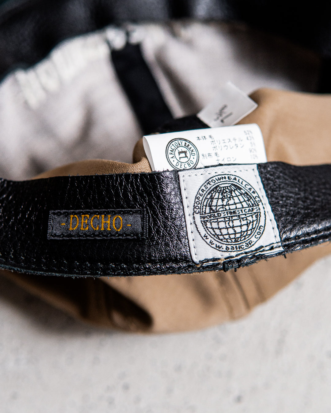 【collaboration】DECHO × COOPERSTOWN BALL CAP