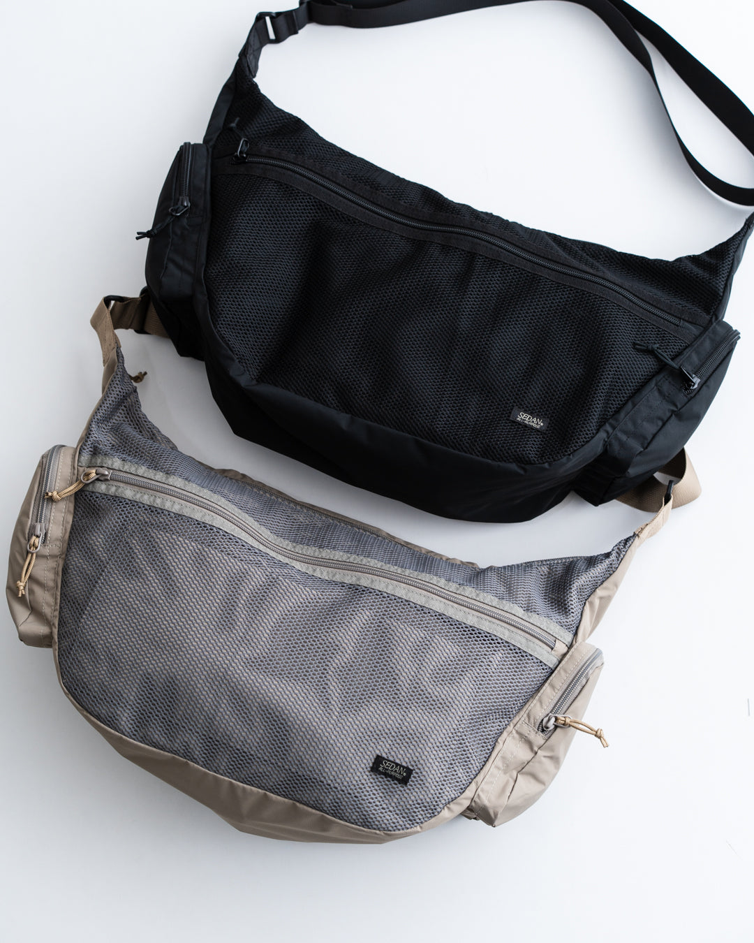[3.7 sat 12:00 Release] SEDAN ALL-PURPOSE Mesh Shoulder Bag