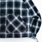 [3.7 sat 12:00 Release] SEDAN ALL-PURPOSE Ombre Plaid Hooded Shirt