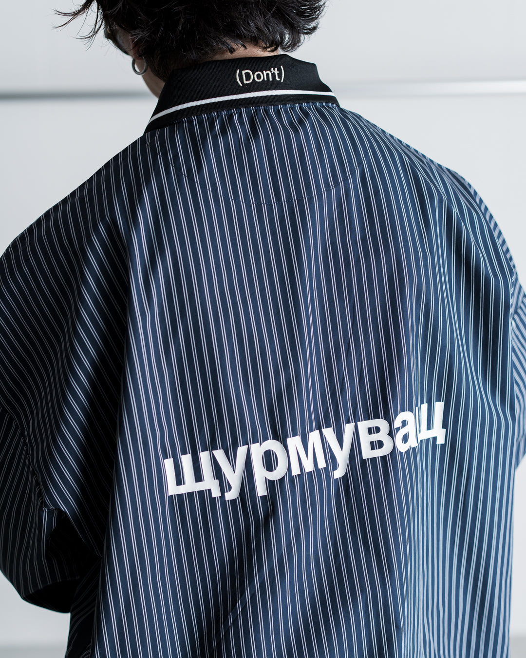 UNTRACE STRIPE FOOTBALL GAME SHIRT L/S