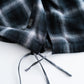 [3.7 sat 12:00 Release] SEDAN ALL-PURPOSE Ombre Plaid Hooded Shirt