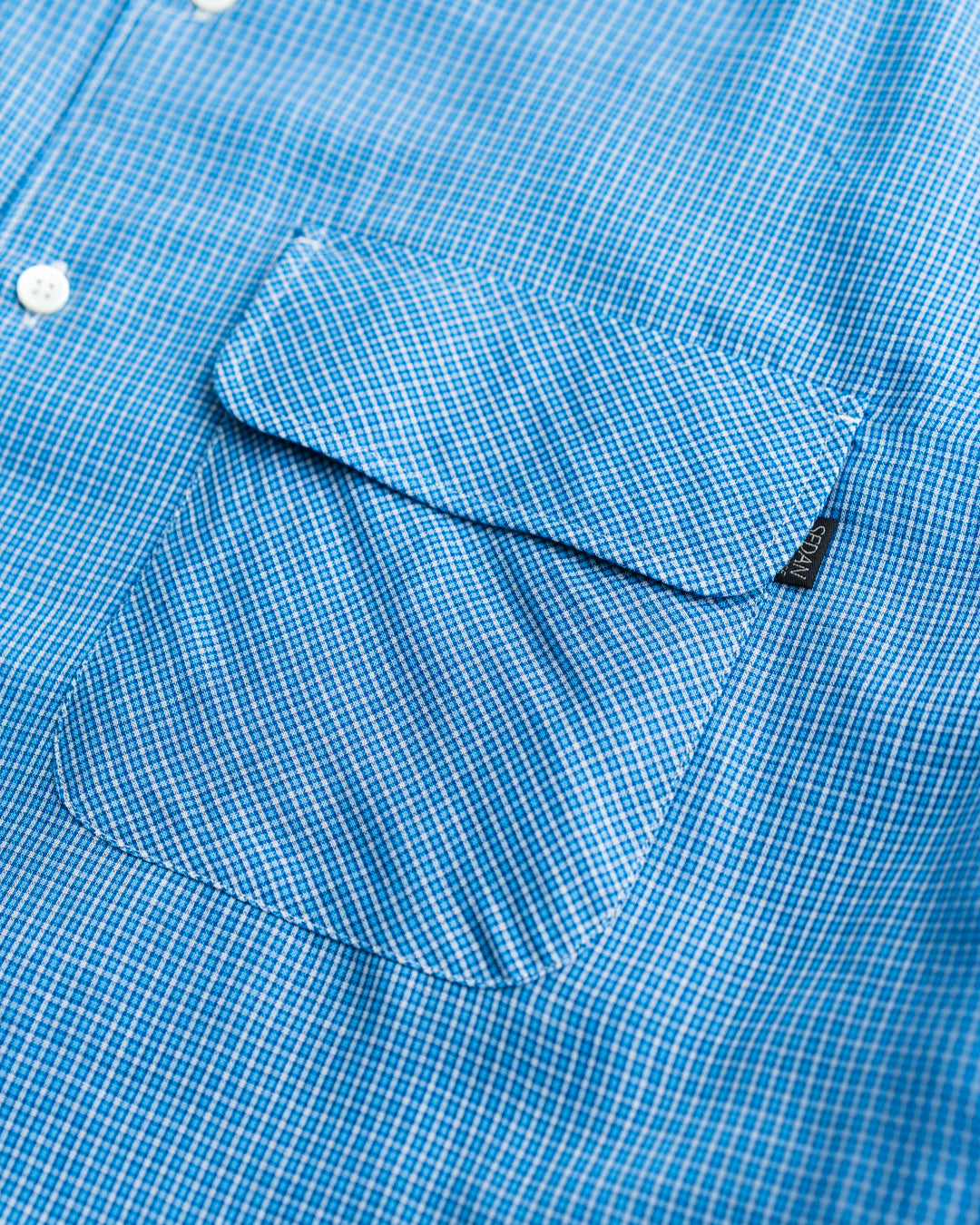 [3.7 sat 12:00 Release] SEDAN ALL-PURPOSE Double Gauze Plaid Open Collar Shirt