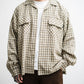 [3.7 sat 12:00 Release] SEDAN ALL-PURPOSE Double Gauze Plaid Open Collar Shirt