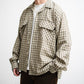 [3.7 sat 12:00 Release] SEDAN ALL-PURPOSE Double Gauze Plaid Open Collar Shirt