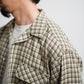 [3.7 sat 12:00 Release] SEDAN ALL-PURPOSE Double Gauze Plaid Open Collar Shirt