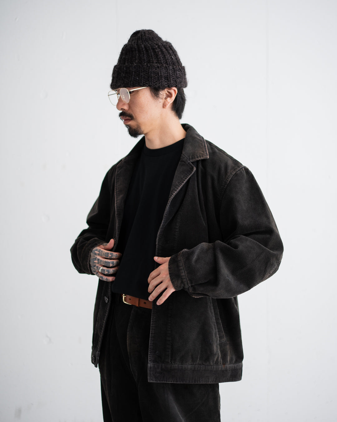 ANACHRONORM CORDUROY LAPEL JACKET