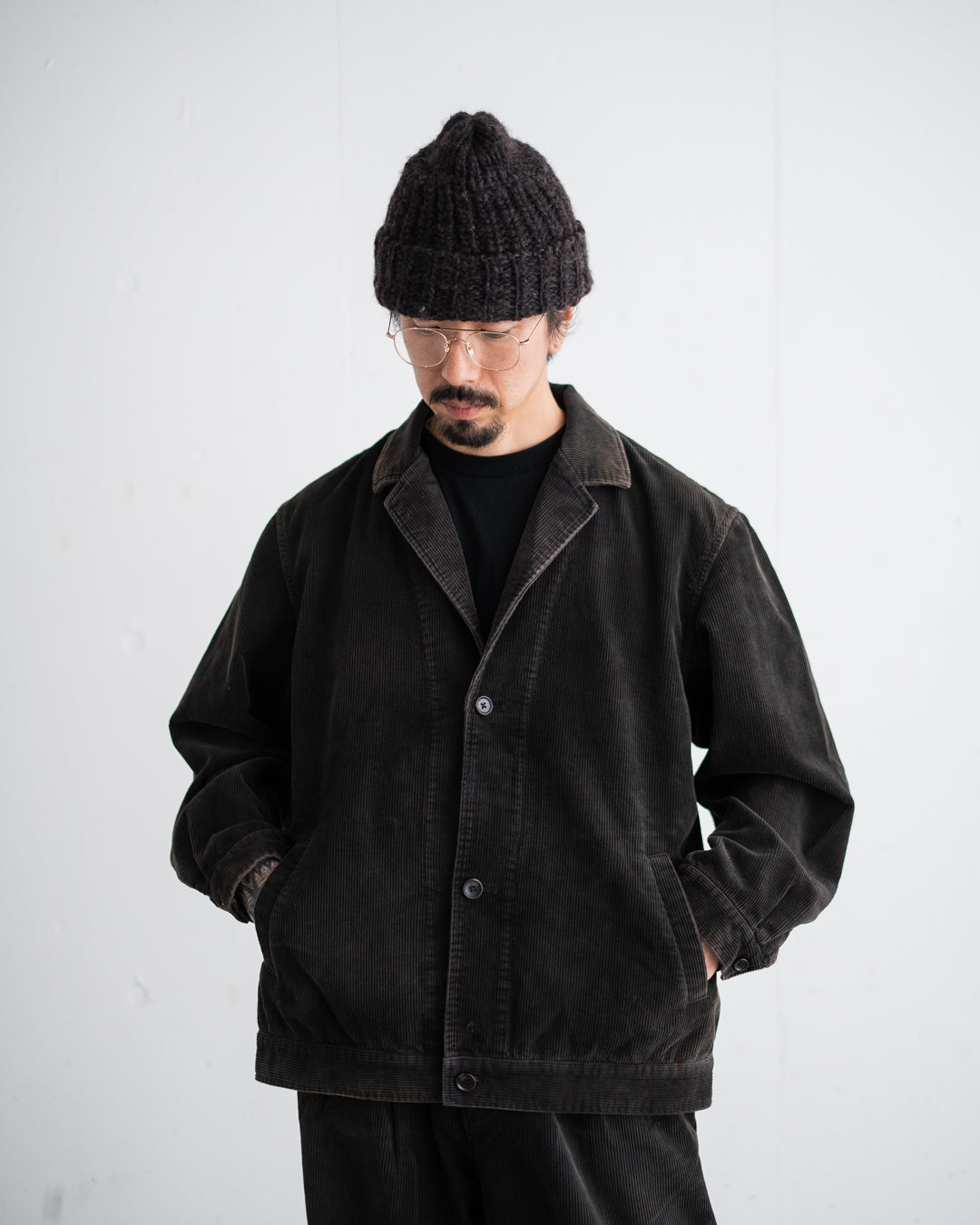 ANACHRONORM CORDUROY LAPEL JACKET