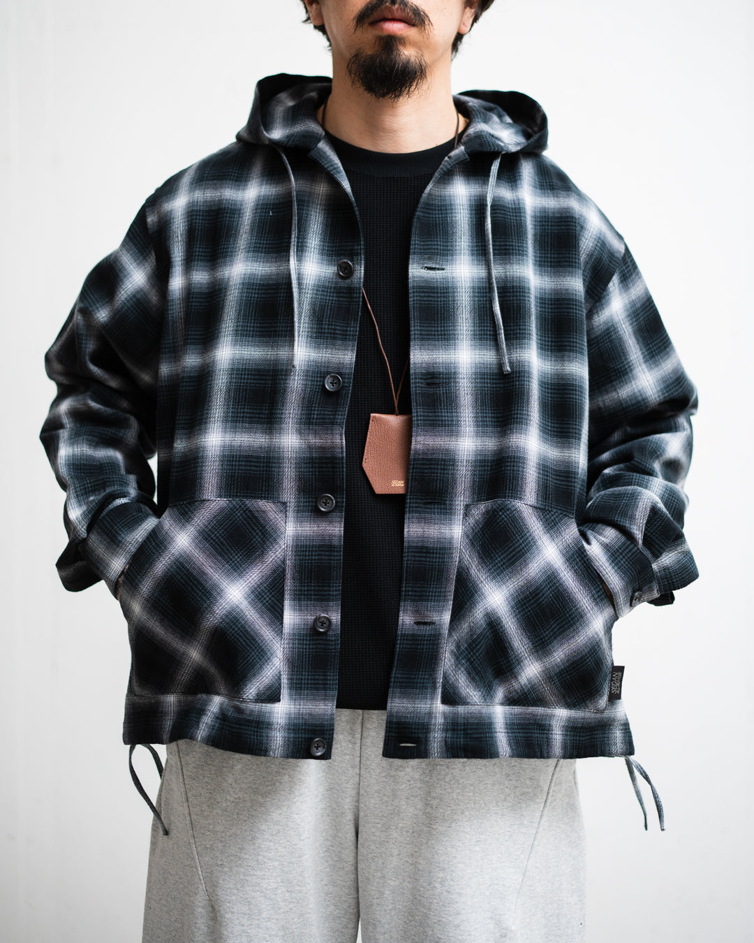 通販] SEDAN ALL-PURPOSE(セダンオールパーパス) Ombre Plaid Hooded