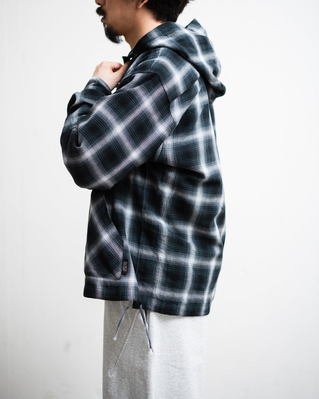 通販] SEDAN ALL-PURPOSE(セダンオールパーパス) Ombre Plaid Hooded