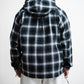 [LAST 1] SEDAN ALL-PURPOSE Ombre Plaid Hooded Shirt