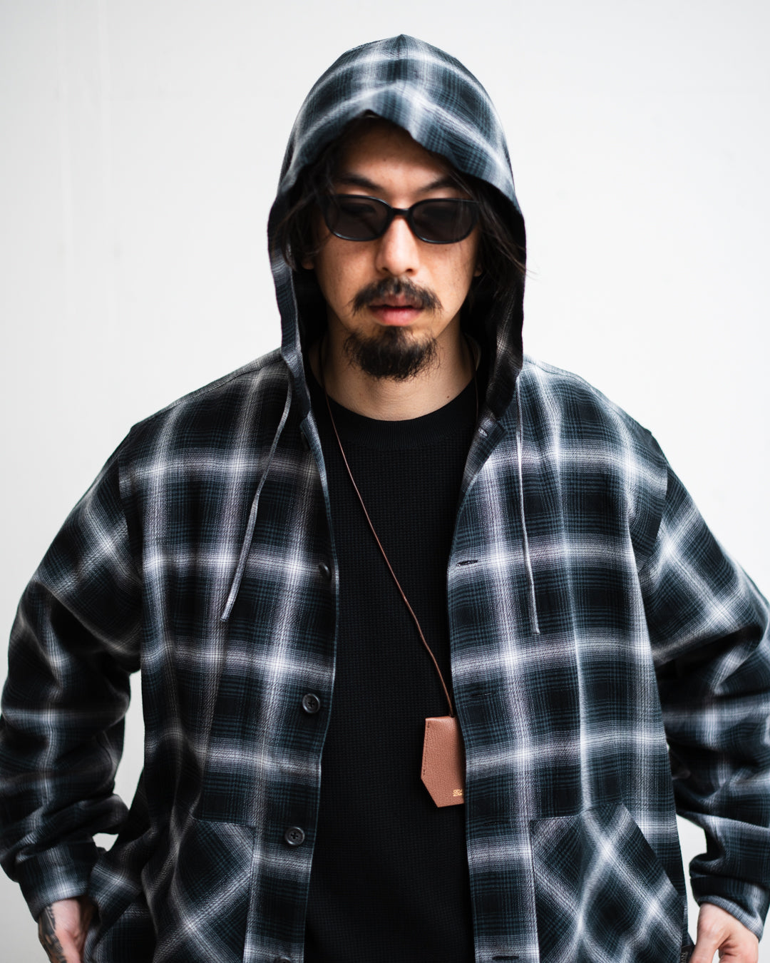 通販] SEDAN ALL-PURPOSE(セダンオールパーパス) Ombre Plaid Hooded
