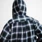 [LAST 1] SEDAN ALL-PURPOSE Ombre Plaid Hooded Shirt
