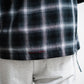 [LAST 1] SEDAN ALL-PURPOSE Ombre Plaid Hooded Shirt