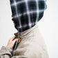 [LAST 1] SEDAN ALL-PURPOSE Ombre Plaid Hooded Shirt